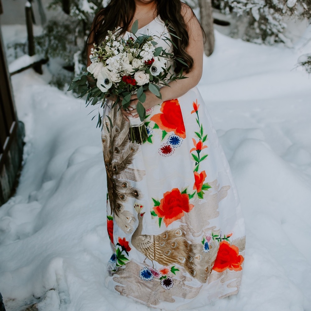 Stunning One of a Kind A-line Vintage Kimono Dress